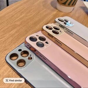 Pink iPhone 17 Pro Max Phone Case Electroplated Original Color Shockproof Viral